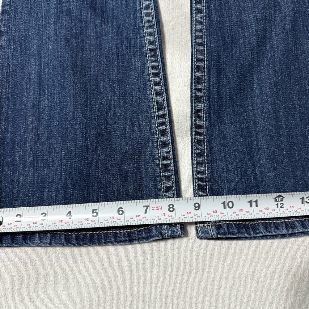 Silver Suki Jeans Womens 27x28 Blue Bootcut Low Rise Stretch Denim - Picture 2 of 10